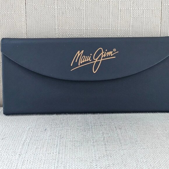Maui Jim Eyeglasses Case Black Tri Folding Case for Glasses Eye Wear CASE only - Picture 1 of 11